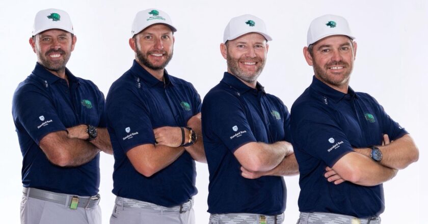 SWINGING FOR GLORY: Southern guards GC and Standard Bank make their mark at LIV Golf South Africa