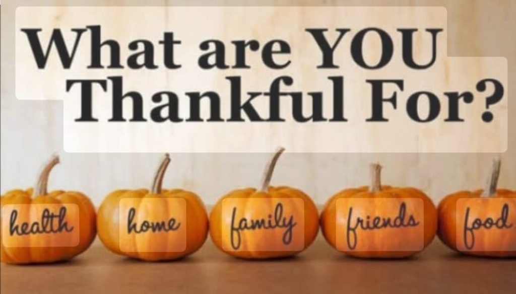 Word of the Week: THANKSGIVING