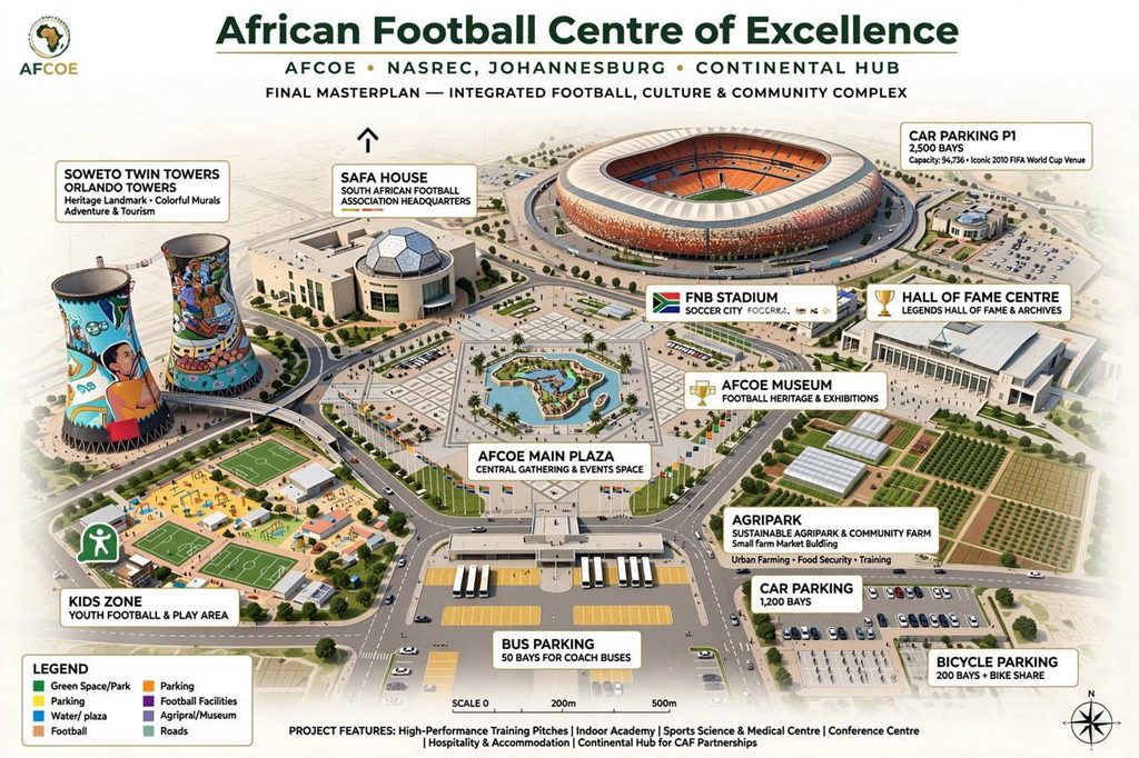 SPORT AS HERITAGE: HONOURING THE CLASS OF 1995 AND 1996 AND BUILDING THE AFRICAN FOOTBALL CENTRE OF EXCELLENCE BEYOND 2063