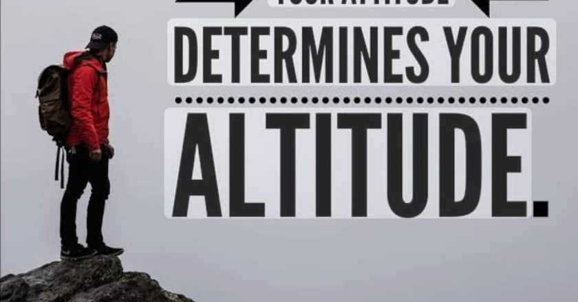 WORD OF THE WEEK: ALTITUDE